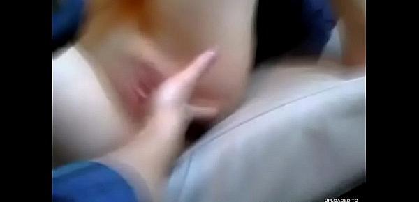  Blindfolded amateur Asian teen girl gets her shaved pussy fingered